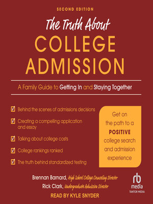 cover image of The Truth about College Admission